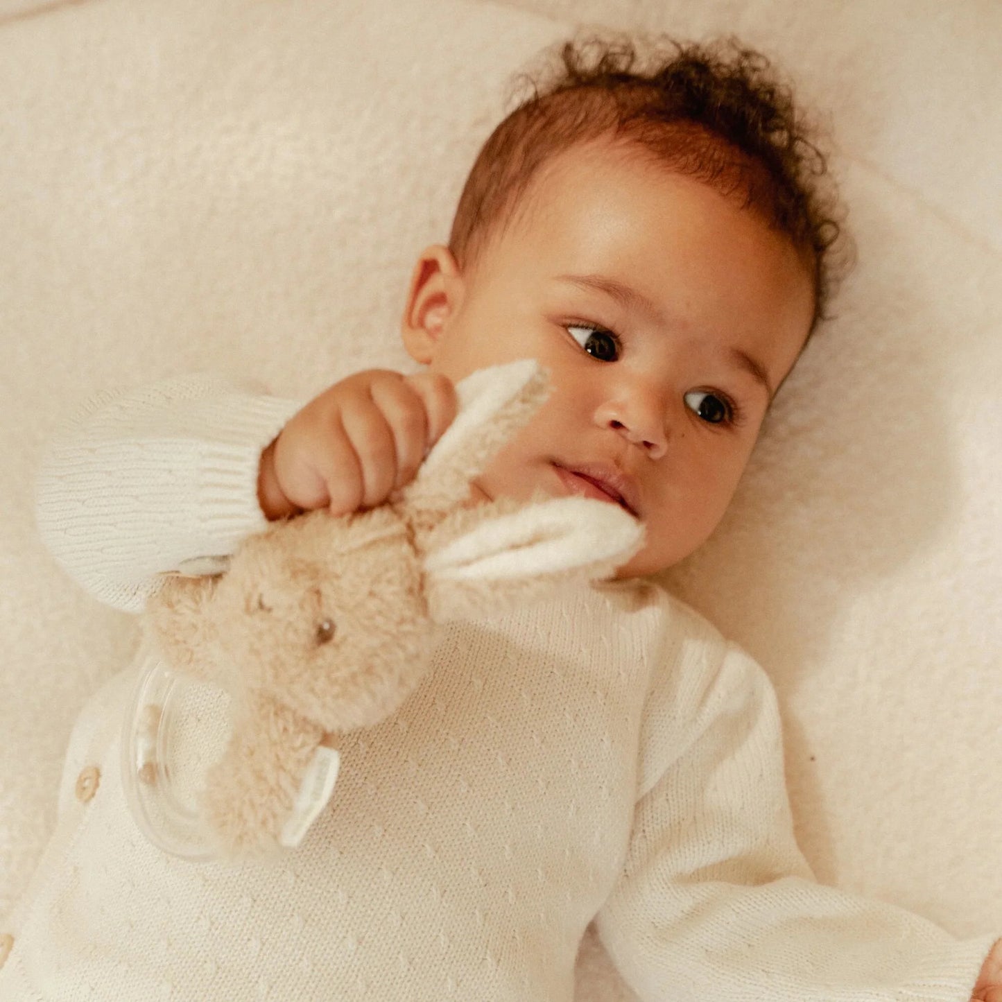 Ringrammelaar - Beige - Newborn Naturals