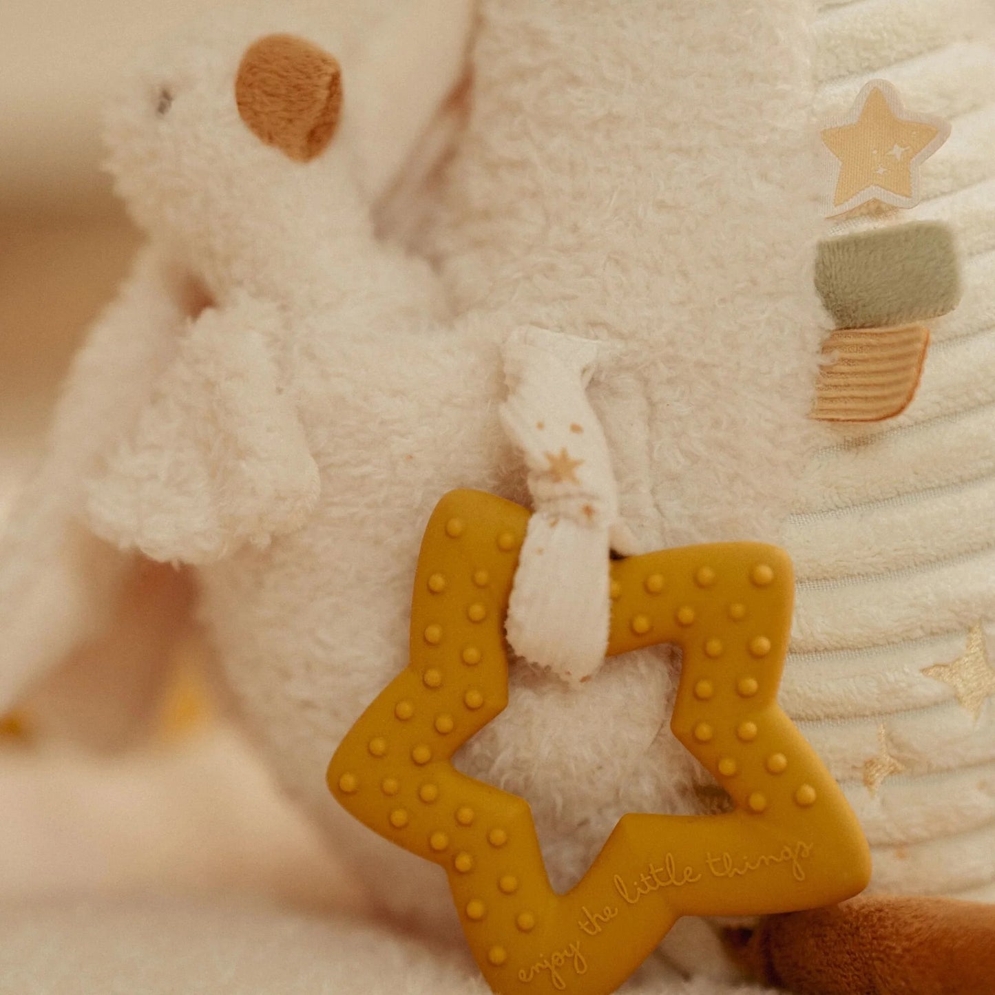 Activiteitenknuffel Gans - Wit - Little Goose