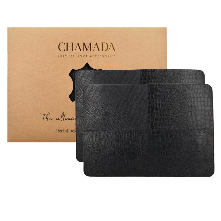 Chamada Placemats Carmen zwart