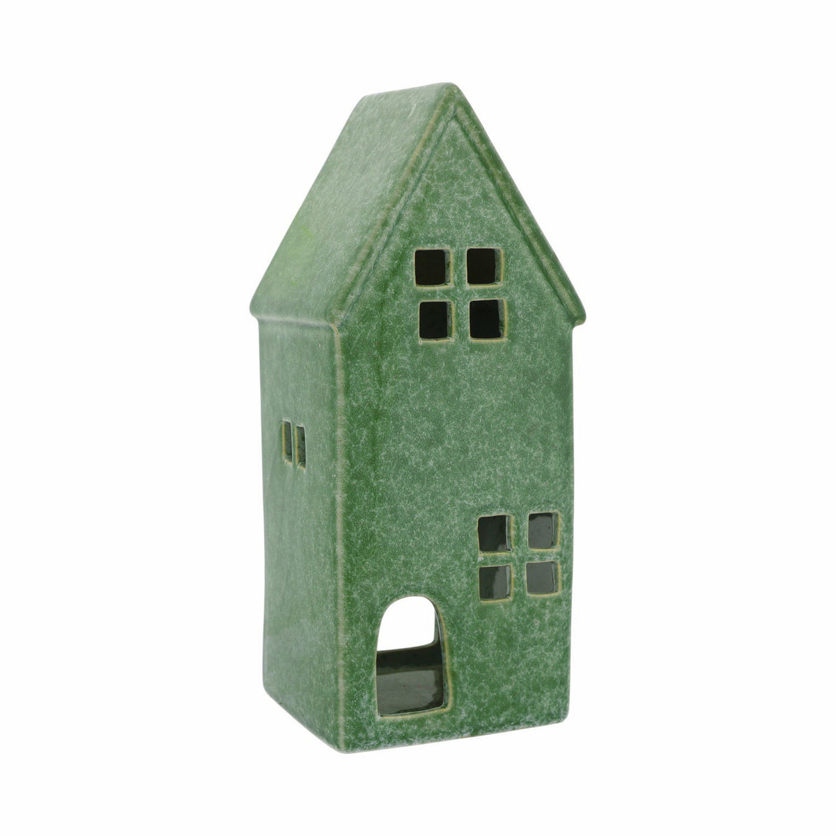 Decohuisje geglazuurd - Groen