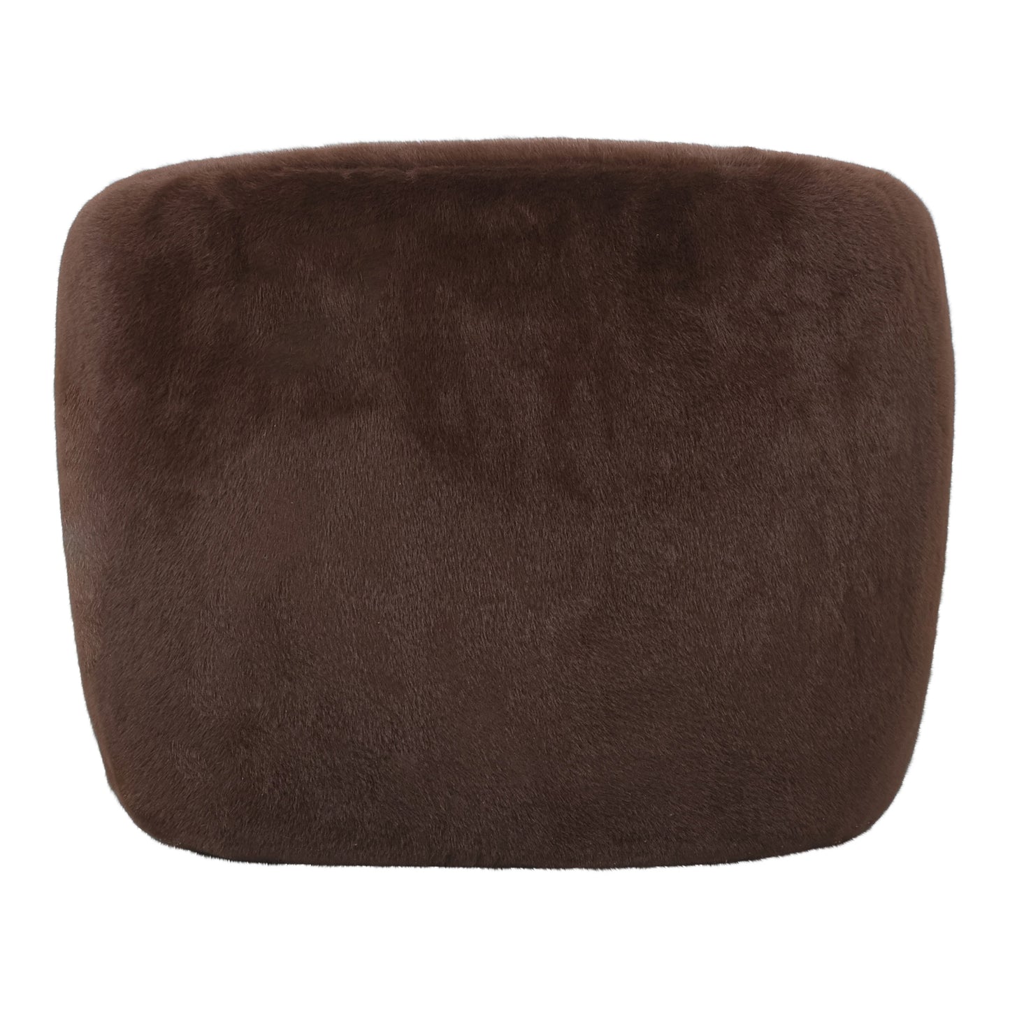 Aphrodite Dark Brown fauteuil fur