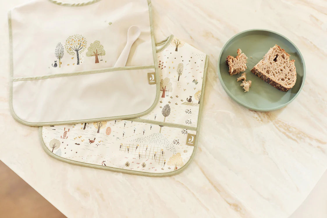 Jollein Slab Waterproof - Tiny Park - Set van 2