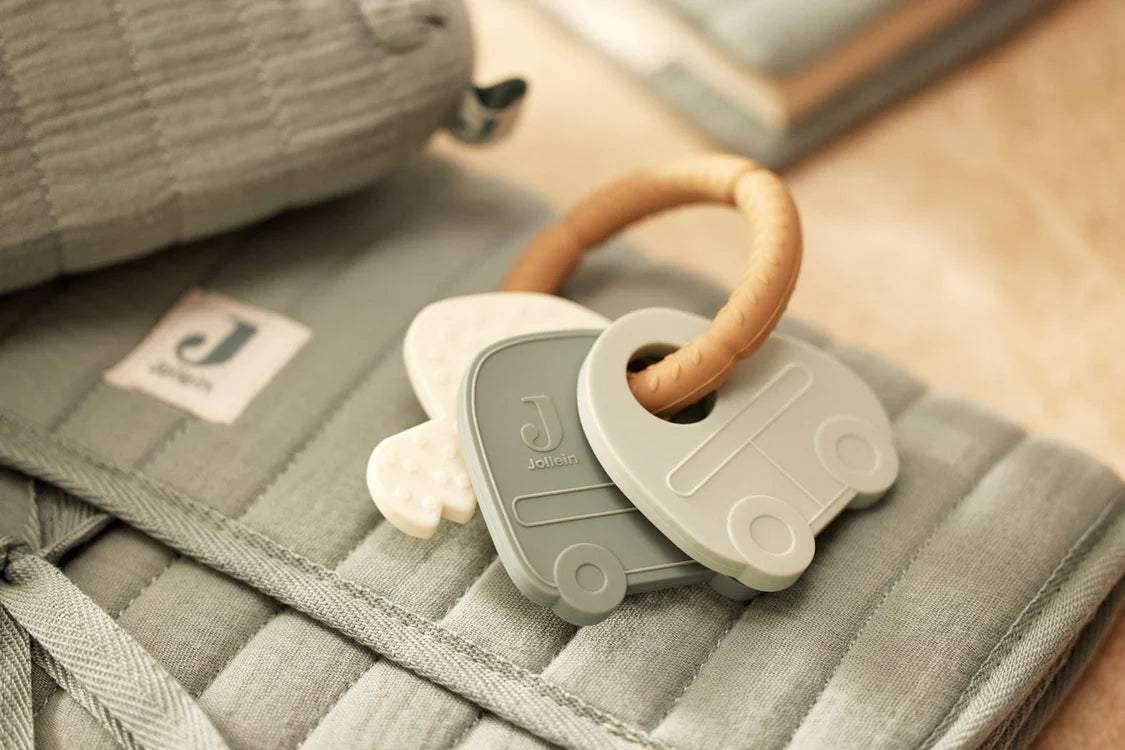 Jollein Siliconen Bijtring Sleutelbos - On The Go