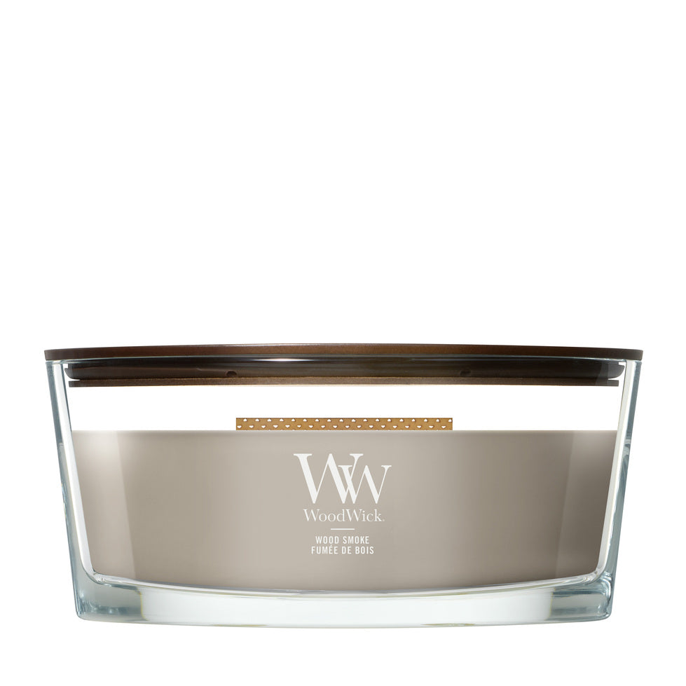 WoodWick Wood Smoke geurkaars Ellipse