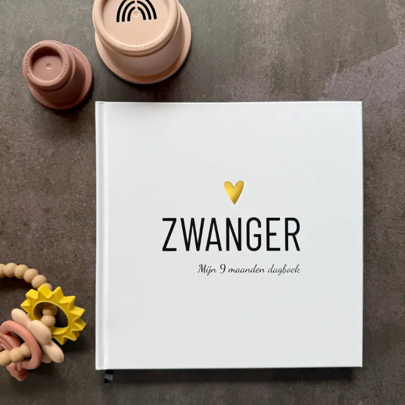 Invulboek Zwangerschapsdagdoek | 9 Maanden dagboek