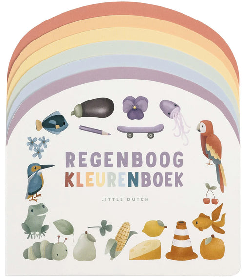 Kinderboek Regenboog Kleurenboek (NL) van Little Dutch