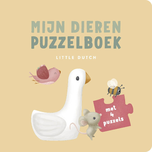 Kinderboek Mijn Dieren Puzzelboek (NL) van Little Dutch