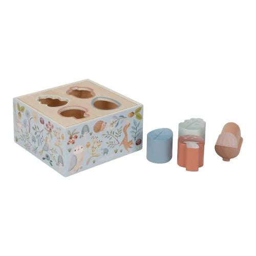 Vormenstoof Forest Friends blauw van Little Dutch