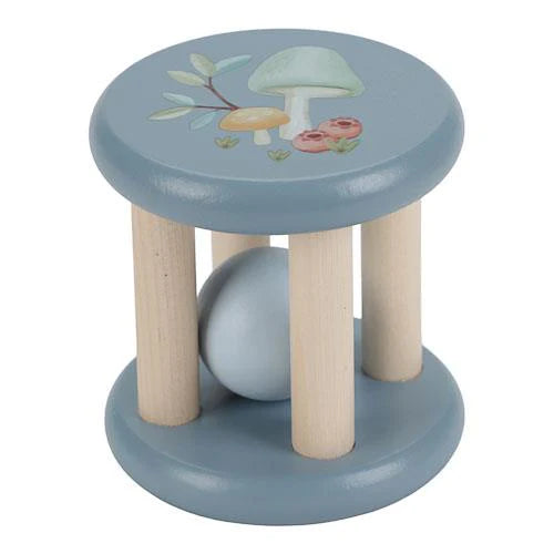Rammelaar roller Forest Friends blauw van Little Dutch