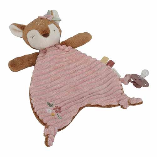 Knuffeldoekje knuffel Hert Fairy Garden roze van Little Dutch