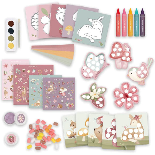 Knutseldoos XL - Meerkleurig - Fairy Garden