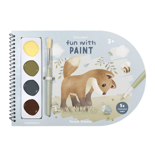 Verfboek Forest Friends van Little Dutch