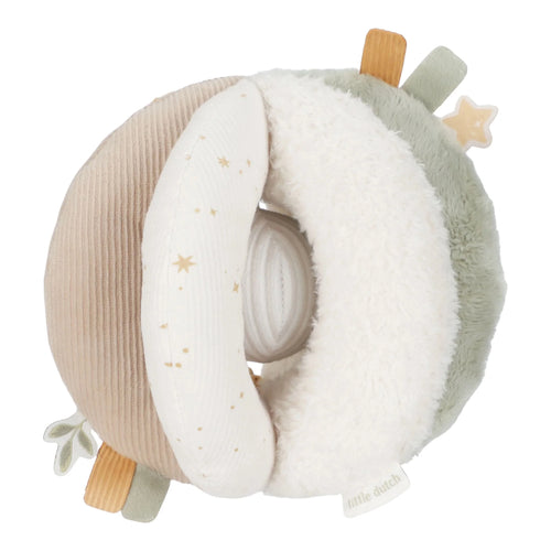 Grijpbal Newborn Naturals wit van Little Dutch