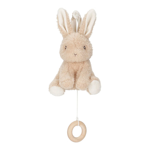 Muziekdoosje konijn Baby Bunny beige van Little Dutch