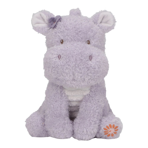 Knuffel Nijlpaard Paars van Little Dutch