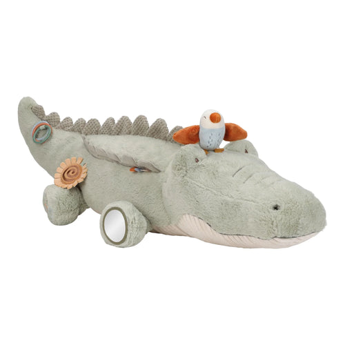 Activiteitenknuffel Krokodil XL groen van Little Dutch