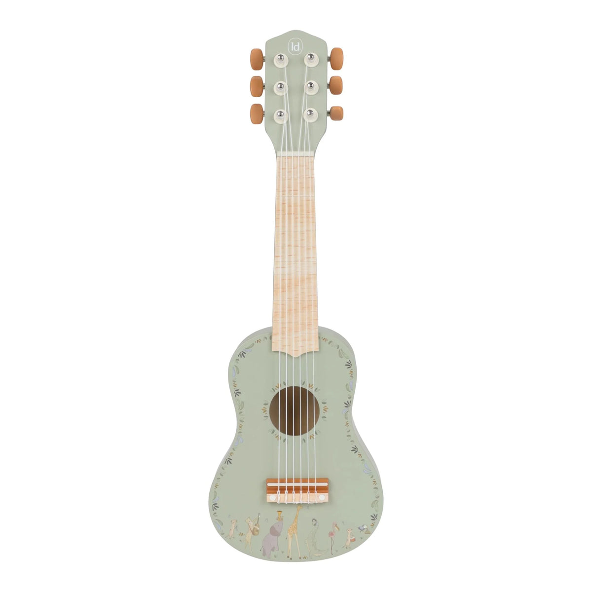 Houten gitaar - Groen - Safari Friends