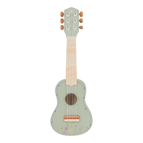 Houten gitaar Safari Friends groen van Little Dutch