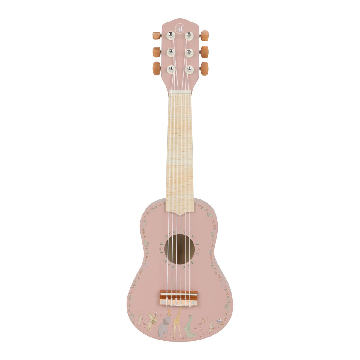 Houten gitaar - Roze - Safari Friends