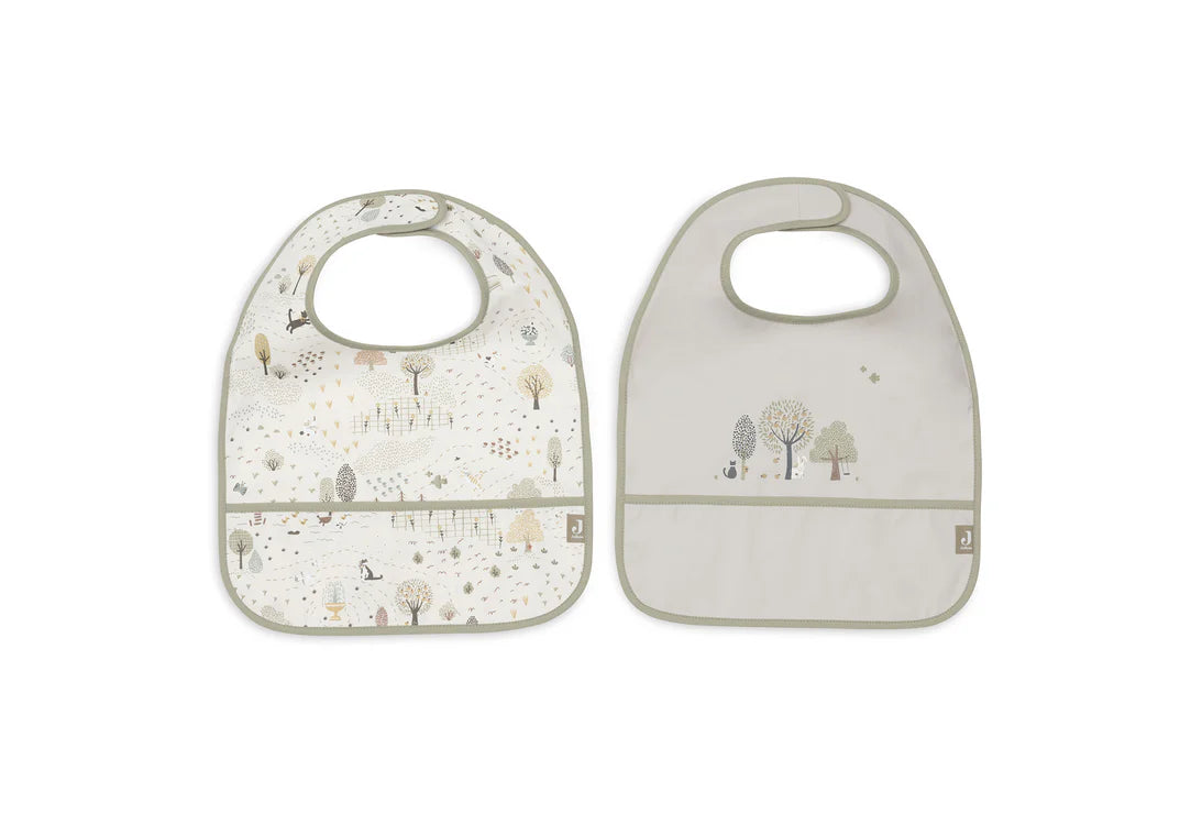 Jollein Slab Waterproof - Tiny Park - Set van 2