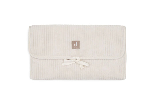 Jollein Verschoningsmat met Opbergvakken Cloudy Rib - Oatmeal