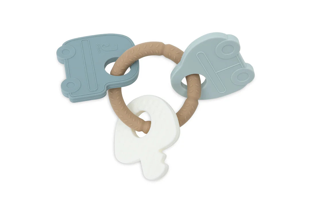 Jollein Siliconen Bijtring Sleutelbos - On The Go