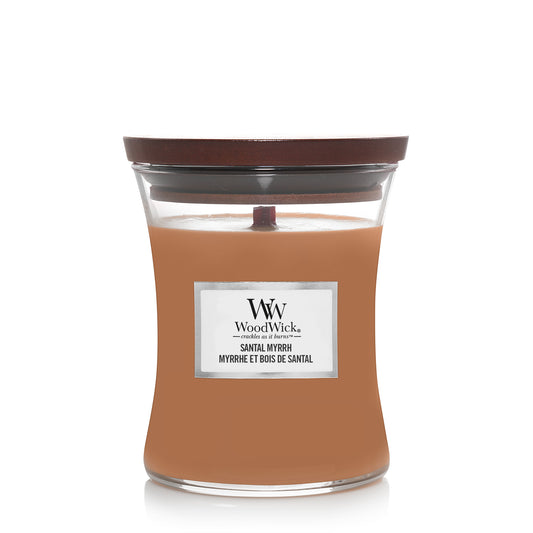 WoodWick Santal Myrrh Candle | MEDIUM