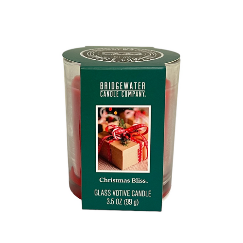 BRIDGEWATER | Glas Votief Kaars Christmas Bliss