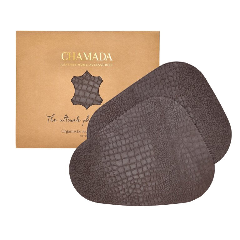 Chamada Placemats Sophie donkerbruin