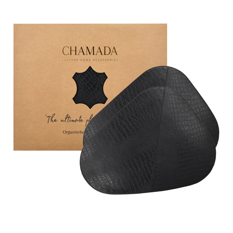 Chamada Placemats Sophie zwart