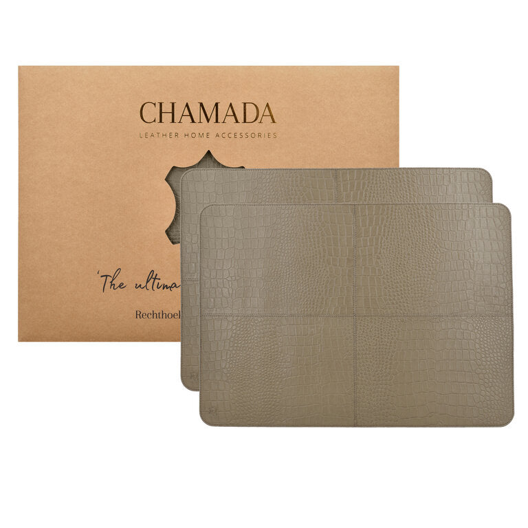 Chamada Placemats Carmen taupe