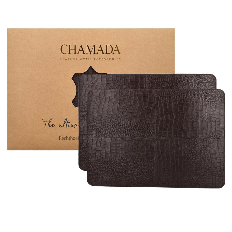 Chamada Placemats Carmen donkerbruin