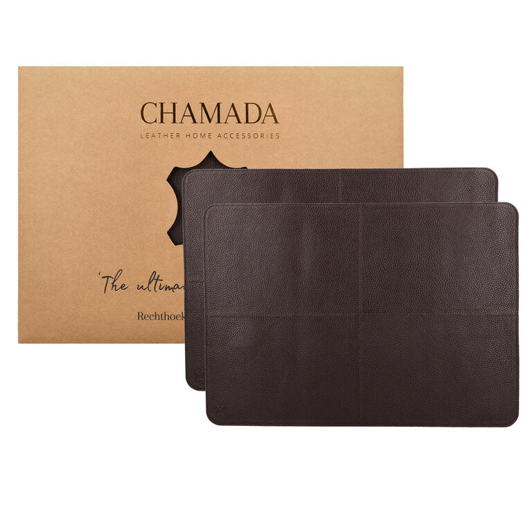 Chamada Placemats Anna donkerbruin