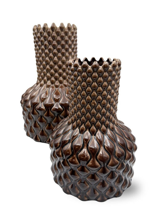 Living Diamond Marron vaas M van Peri Living