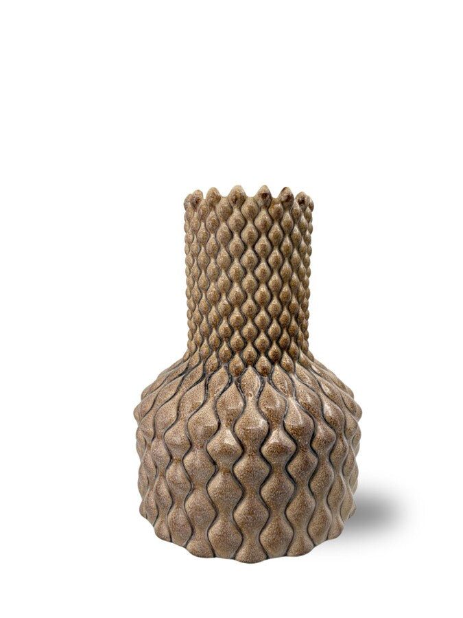 Living Diamond Beige vaas M van Peri Living