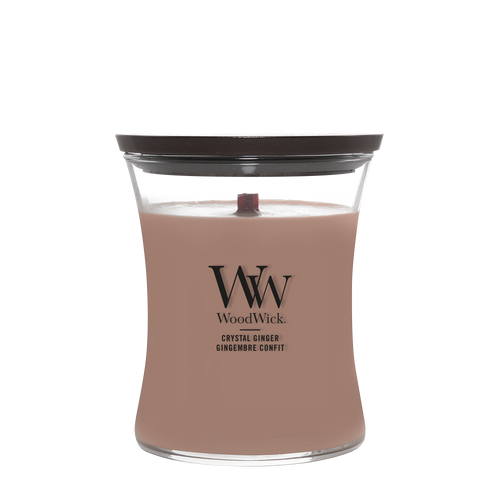 WoodWick Crystal Ginger geurkaars