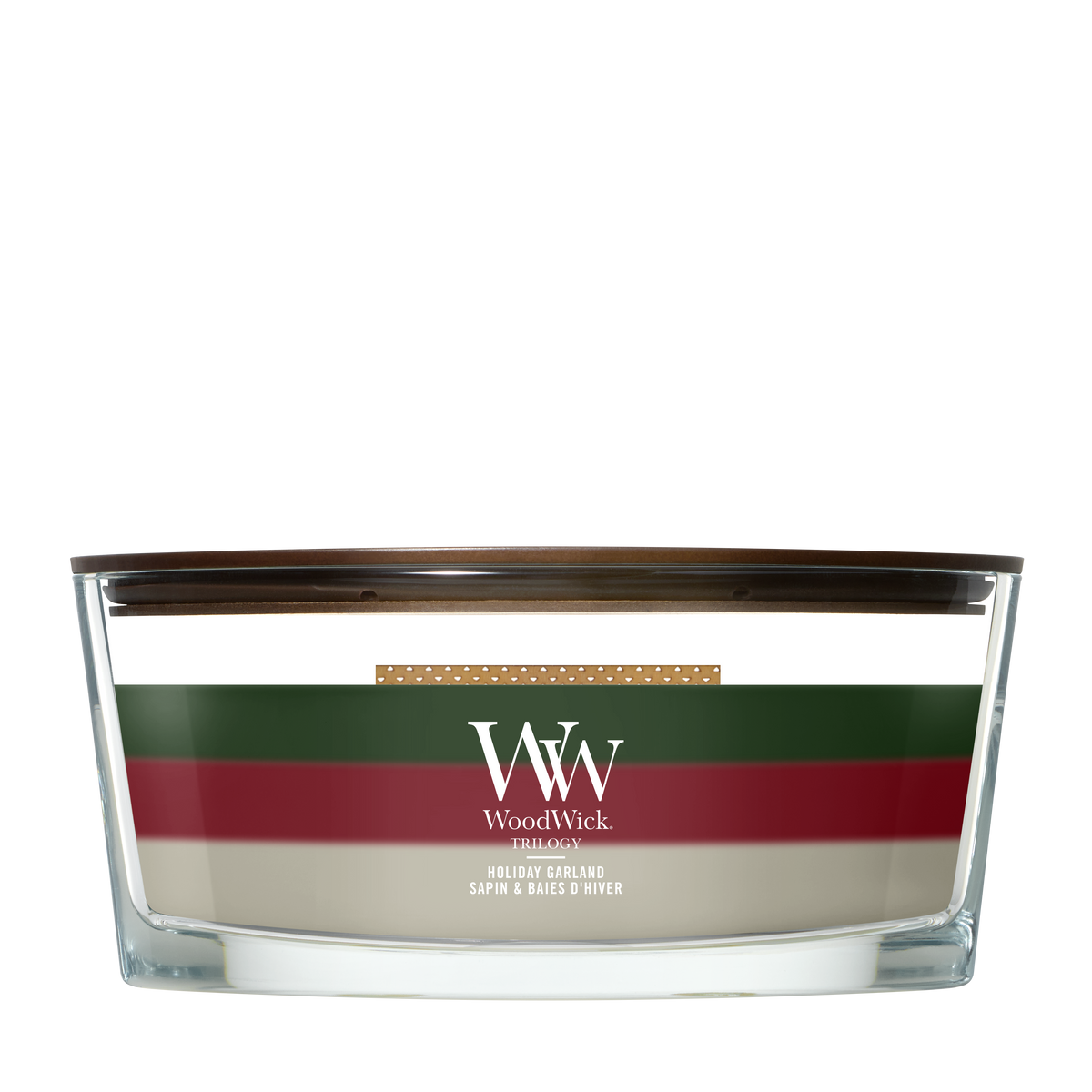 WoodWick Trilogy Holiday Garland geurkaars Ellipse