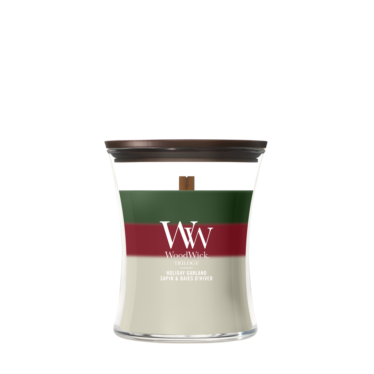 WoodWick Trilogy Holiday Garland geurkaars Medium