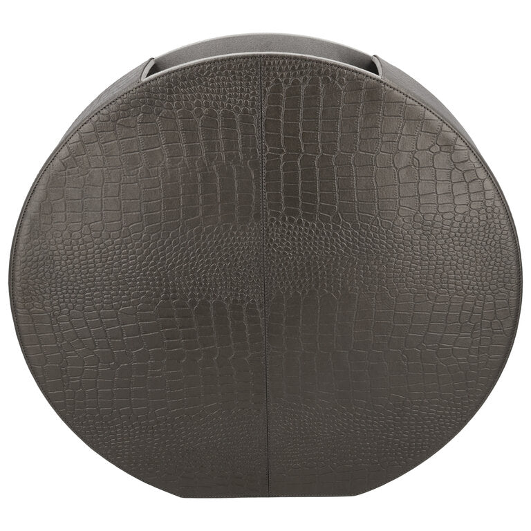 Chamada Platte vaas Coco gunmetal maat L