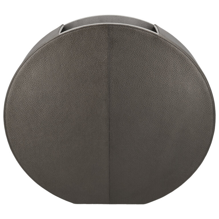 Chamada Platte vaas Eva gunmetal maat M