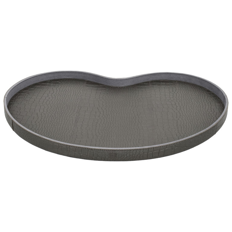 Chamada Dienblad Chloe gunmetal maat L