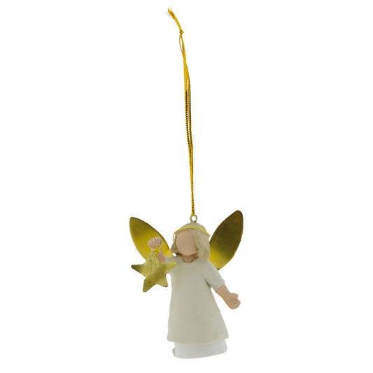 Ornament Angel Celeste - Wit/goud