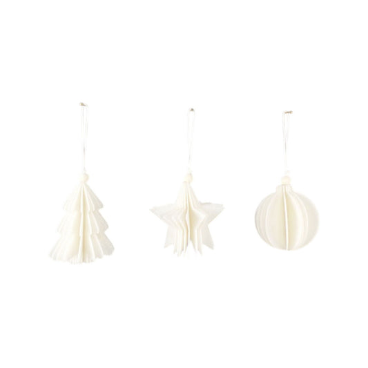 Ornament vilt Vita assorti 3 - Gebroken Wit