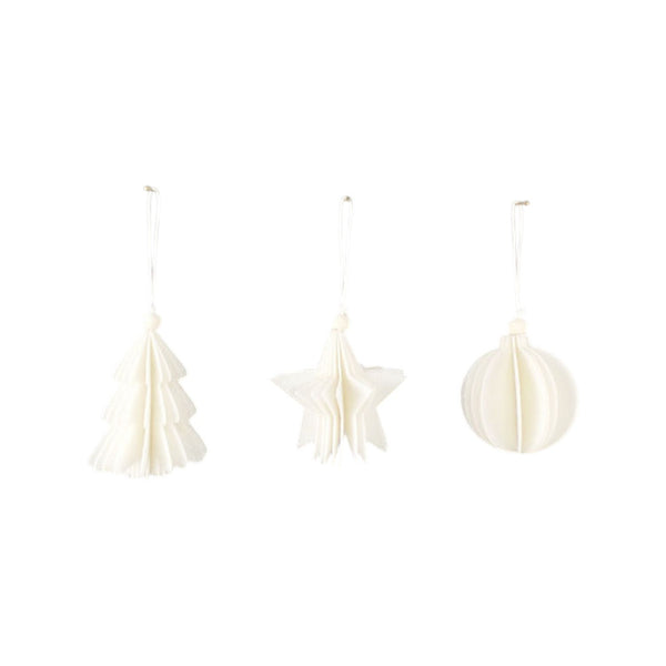Ornament vilt Vita assorti 3 - Gebroken Wit