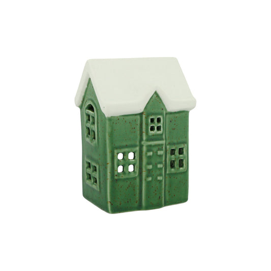Decohuisje geglazuurd - Groen