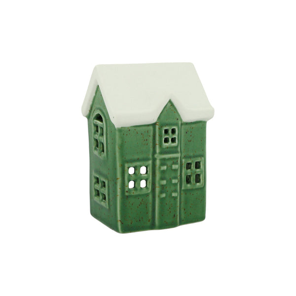 Decohuisje geglazuurd - Groen