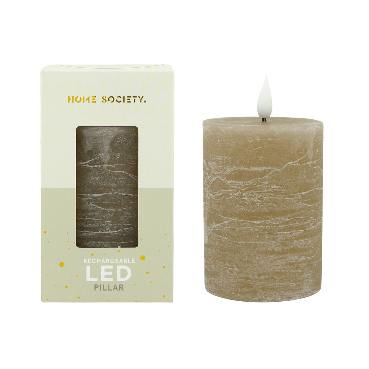 LED Stompkaars oplaadbaar - Beige