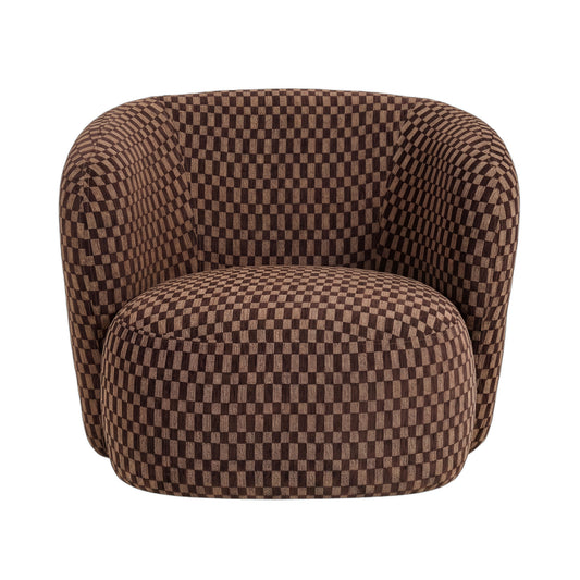 PTMD Aphrodite Dark Brown fauteuil blocked