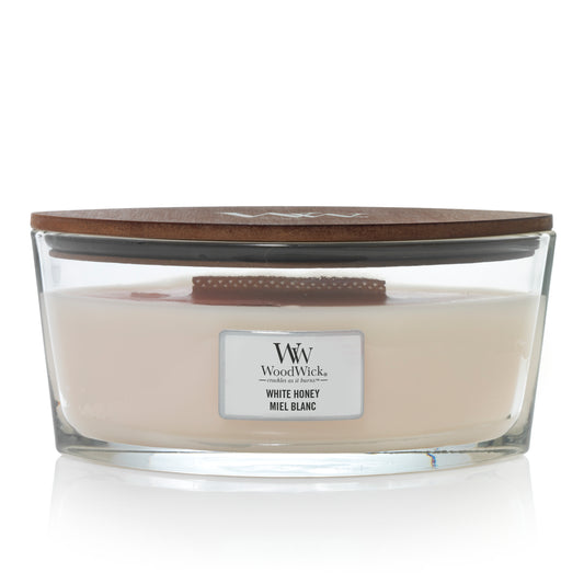 WoodWick White Honey Candle | ELLIPSE