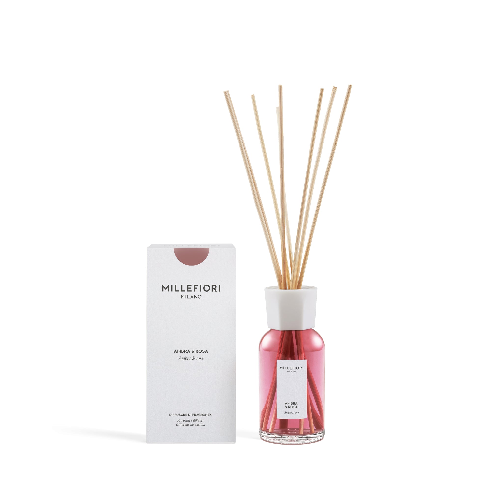 Millefiori Milano Ambra & Rosa Fragrance Diffuser | Kopen bij Huisje 44 Gouda